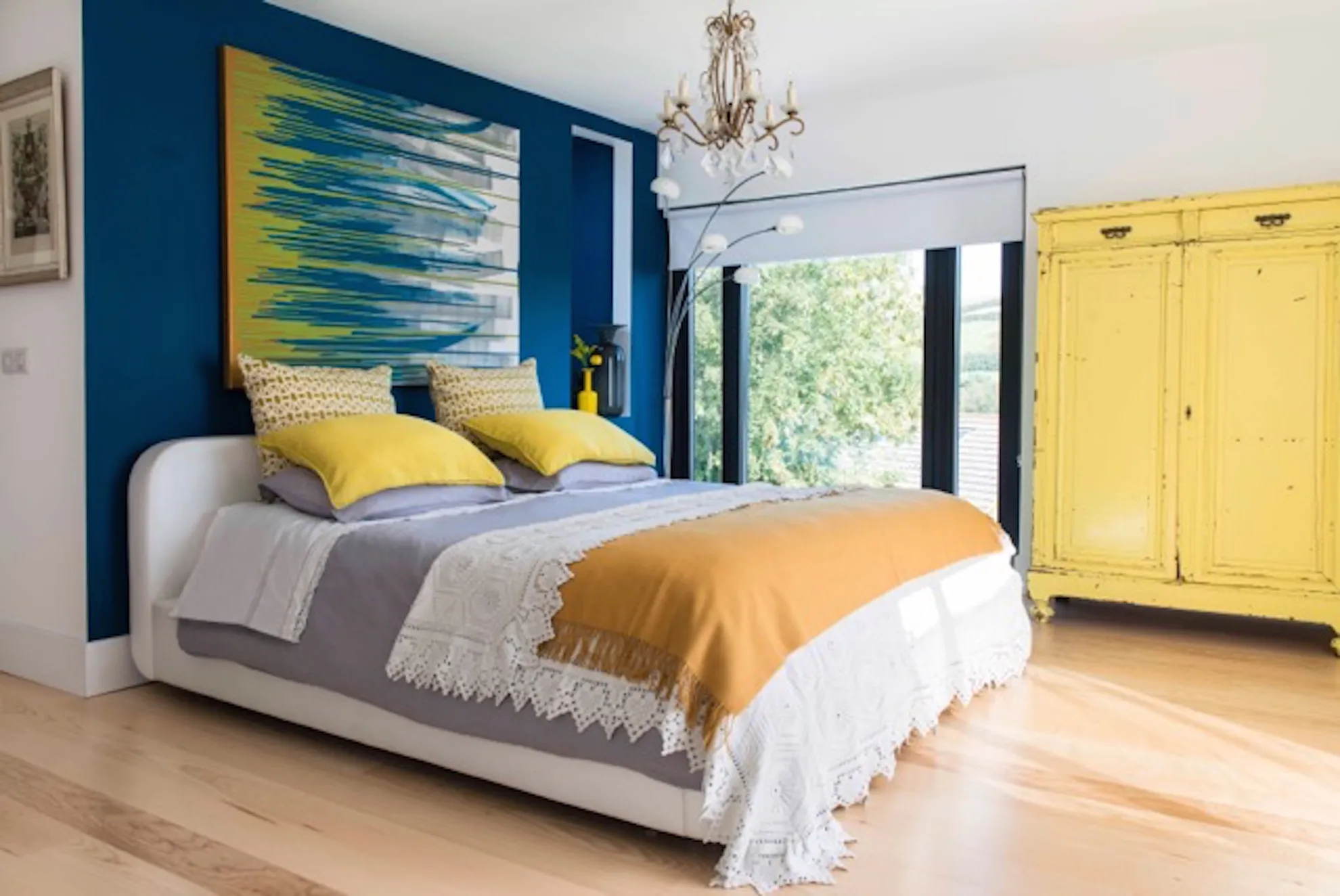 Master bedroom with flowing space connecting wardrobe and en suite