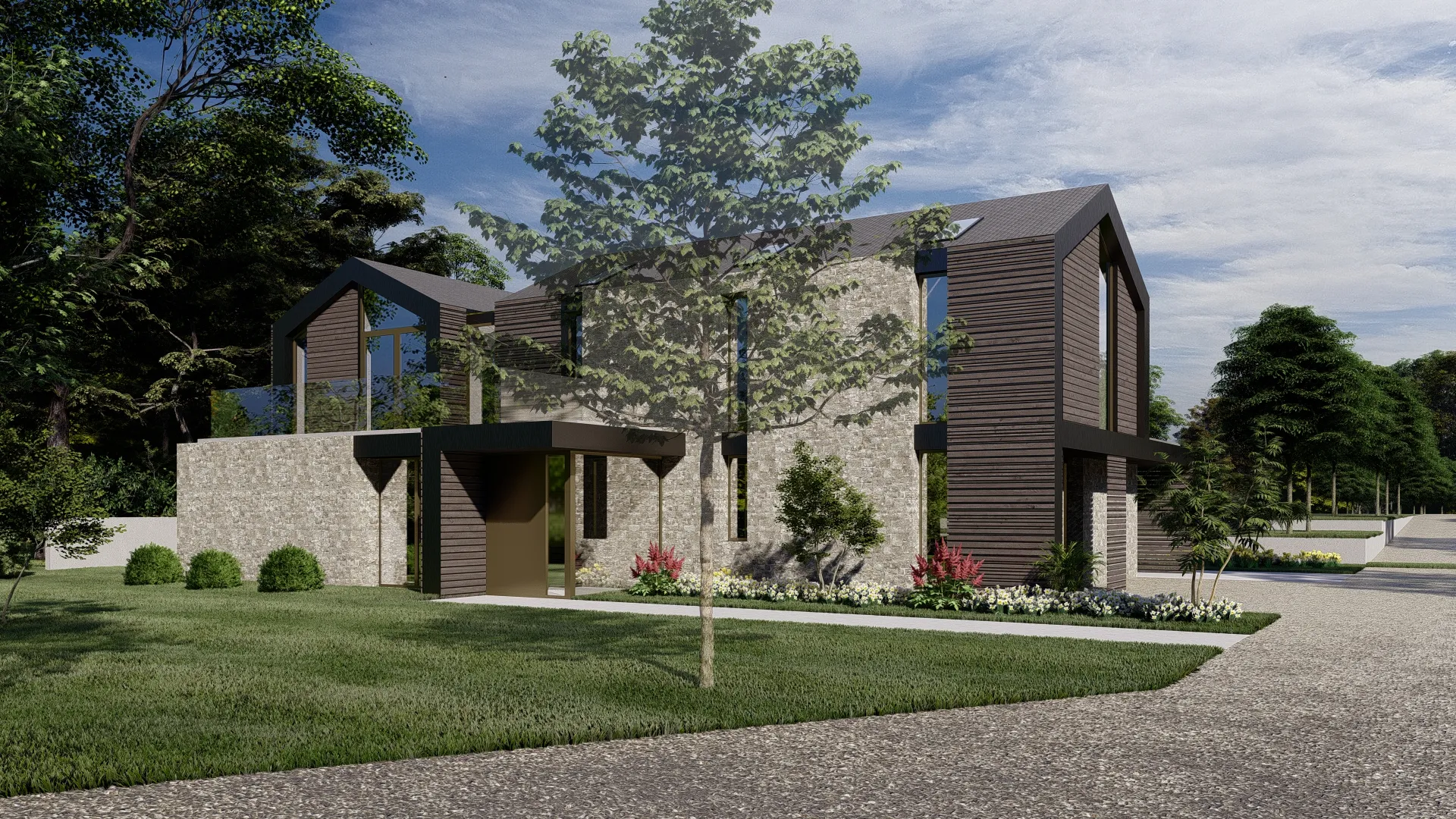 Visual of the dwelling frontage