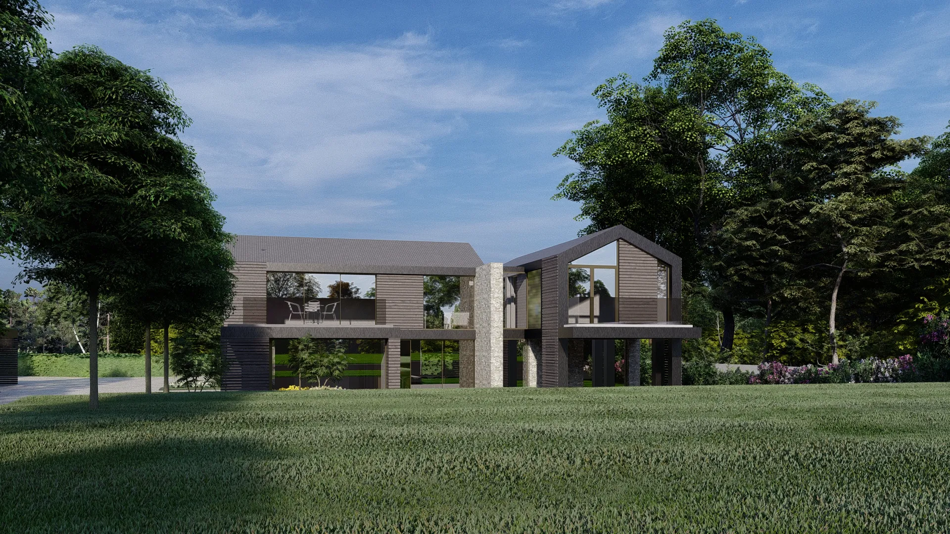 Visual of the dwelling at the rear