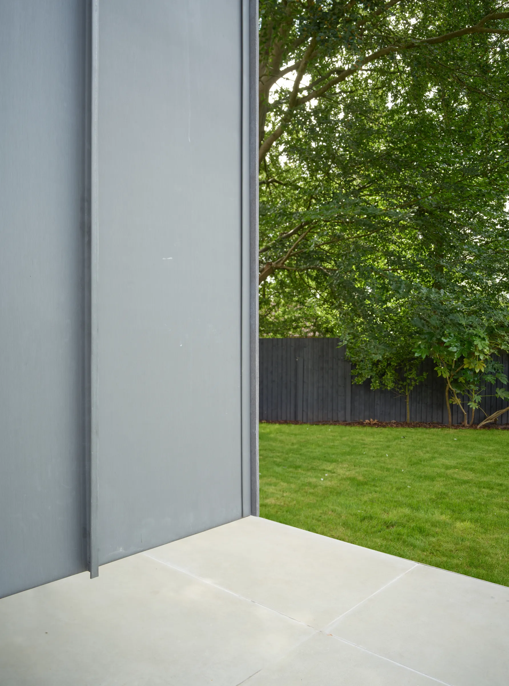 Close of cladding.