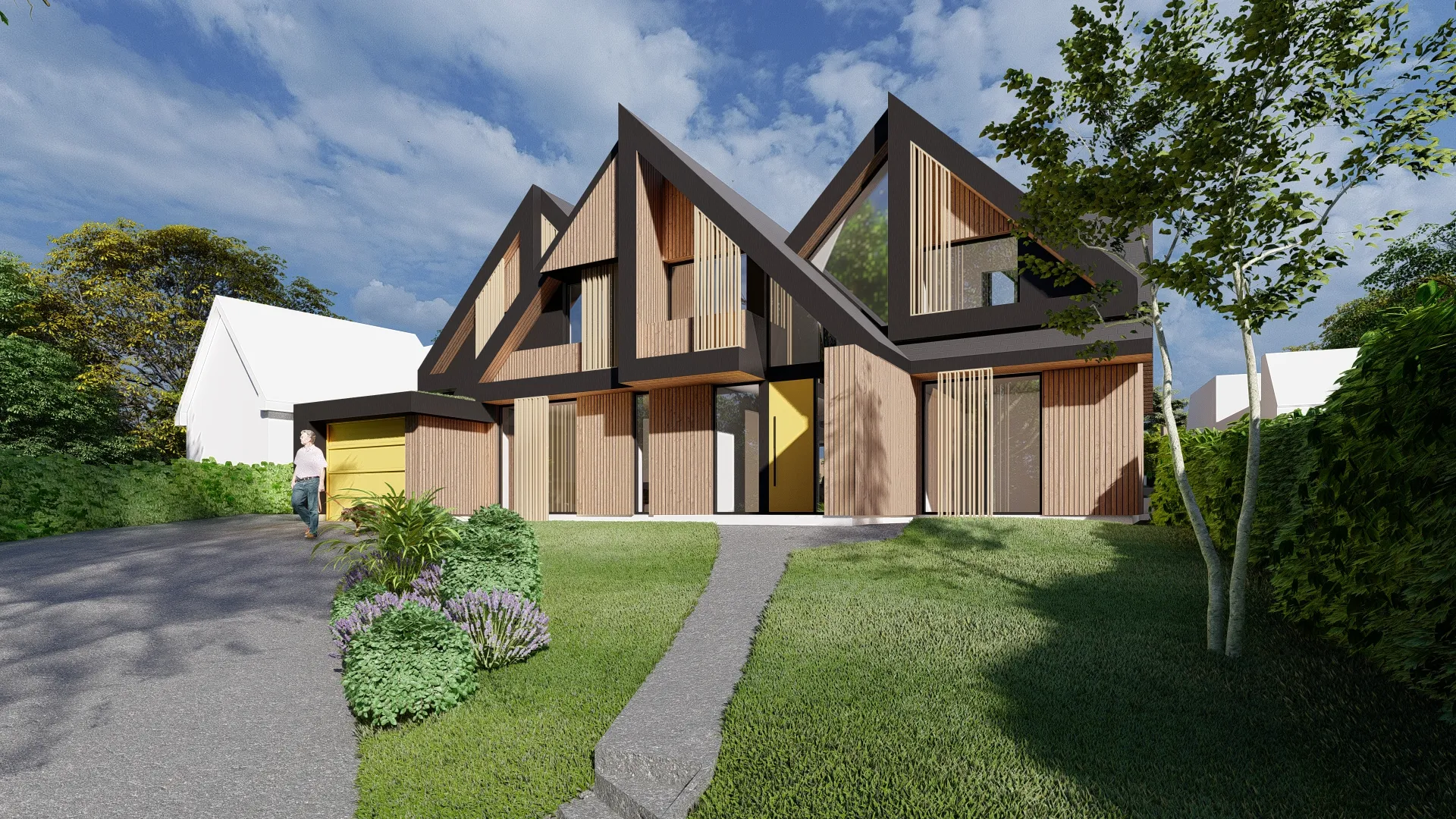 Visual showing the proposed dwelling frontage