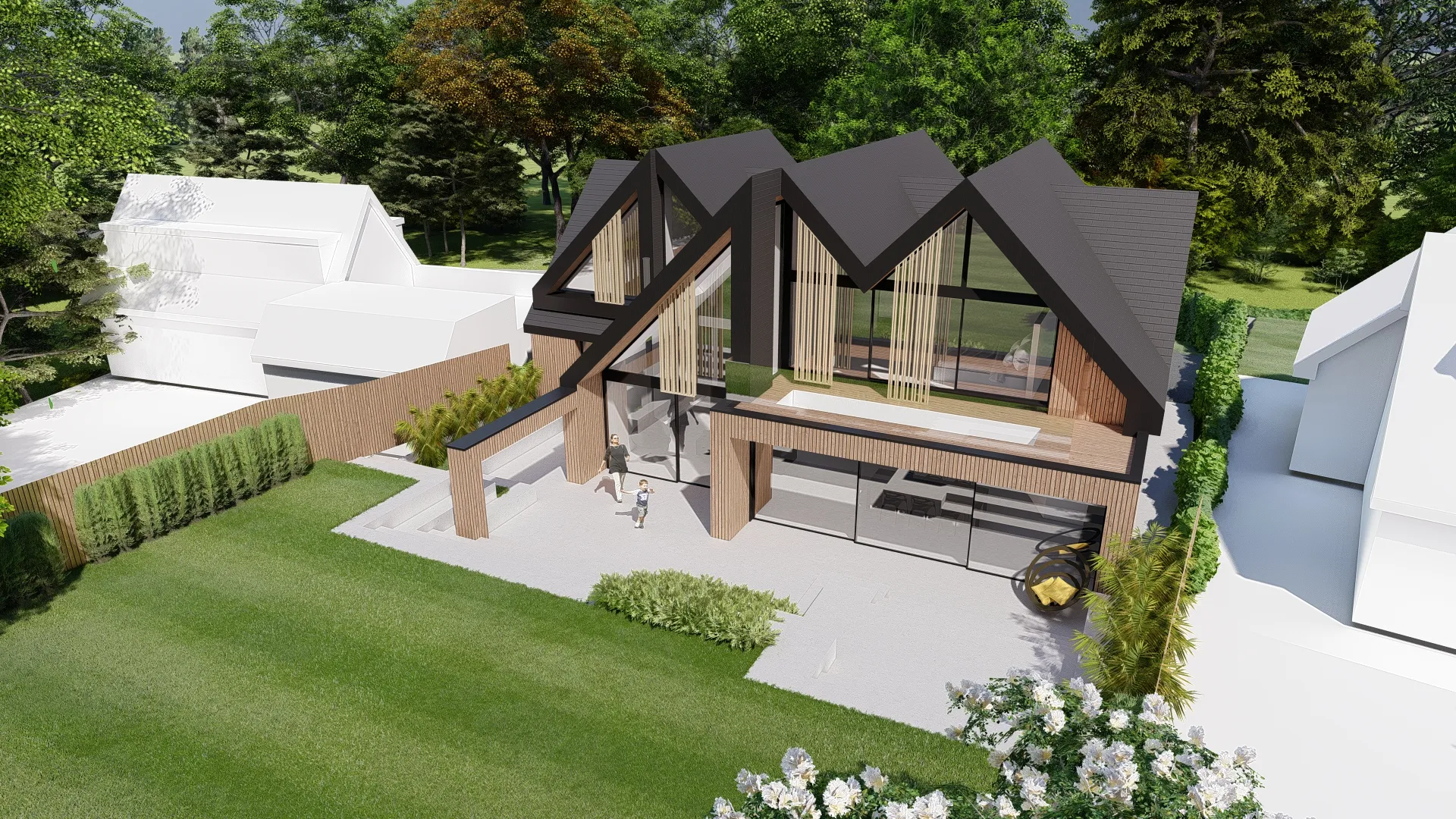 Visual showing the proposals for the rear