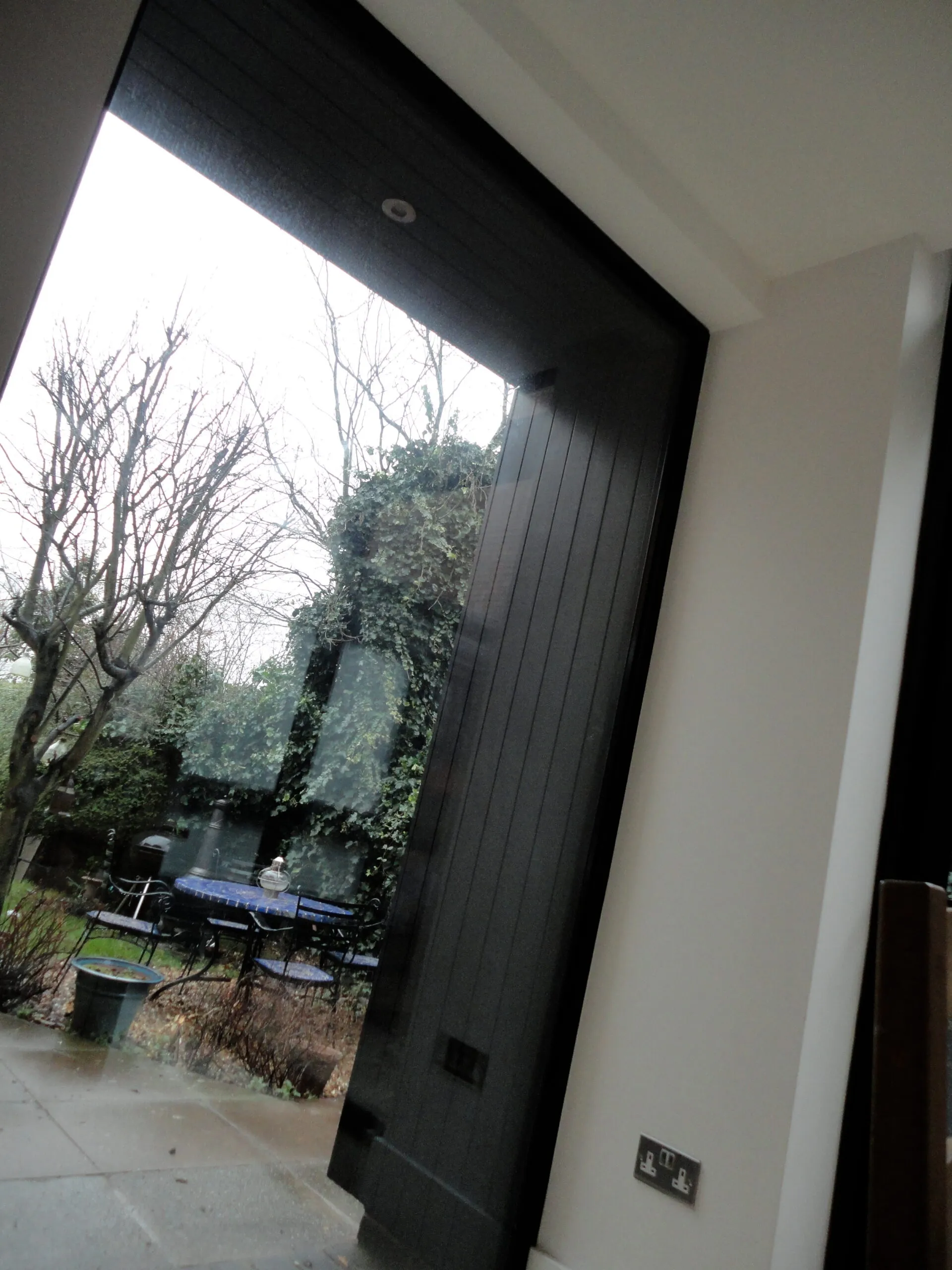 View through picture frame window