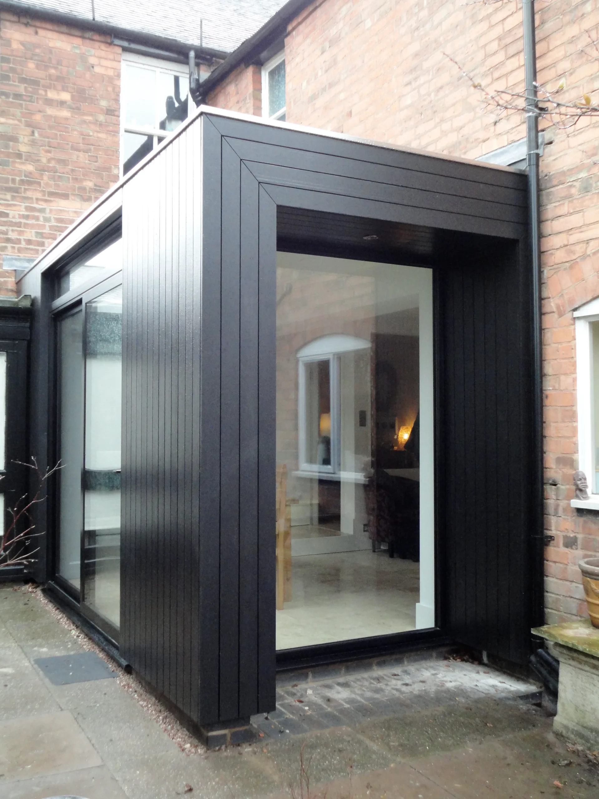 Small rear extension to dining room