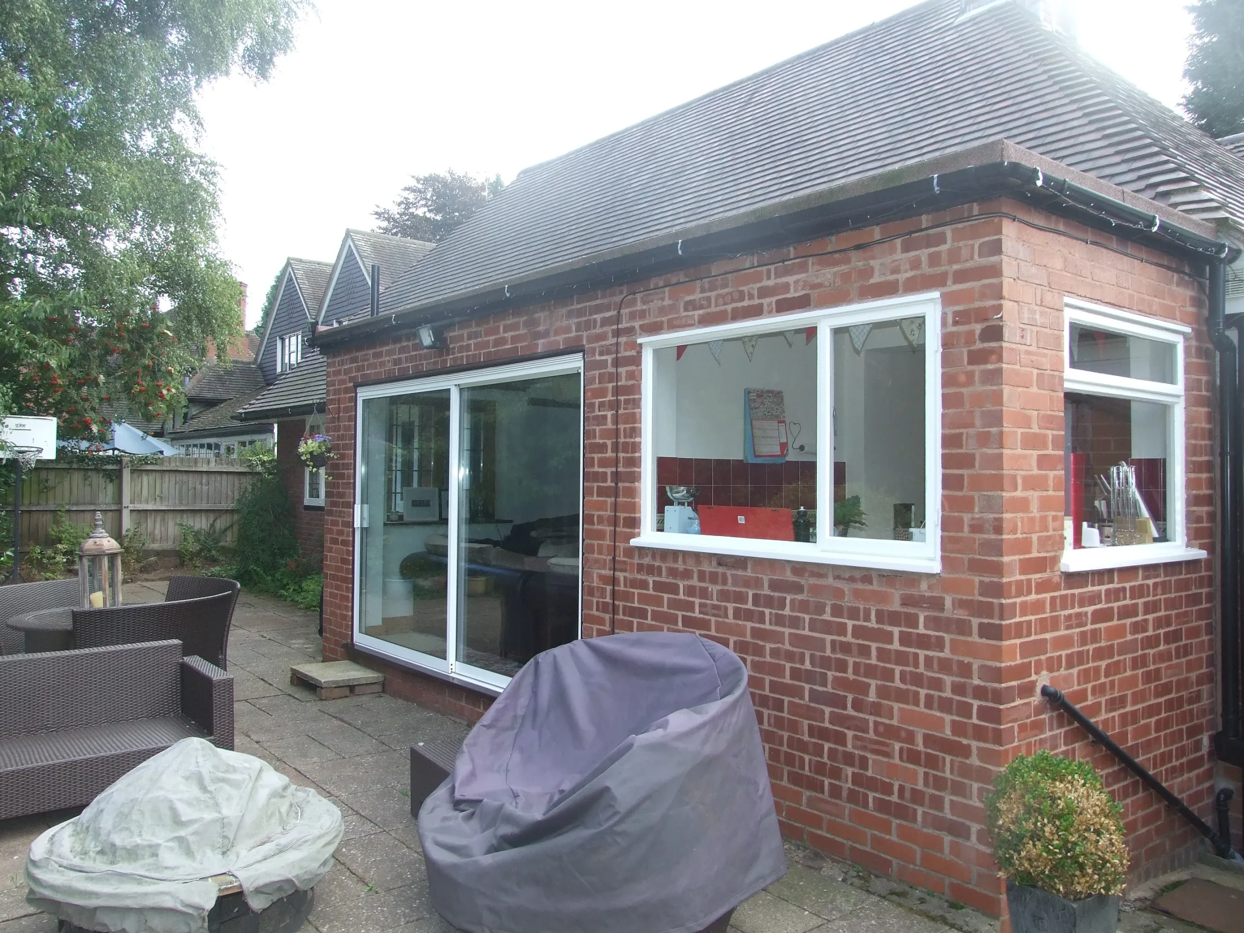 Existing rear view