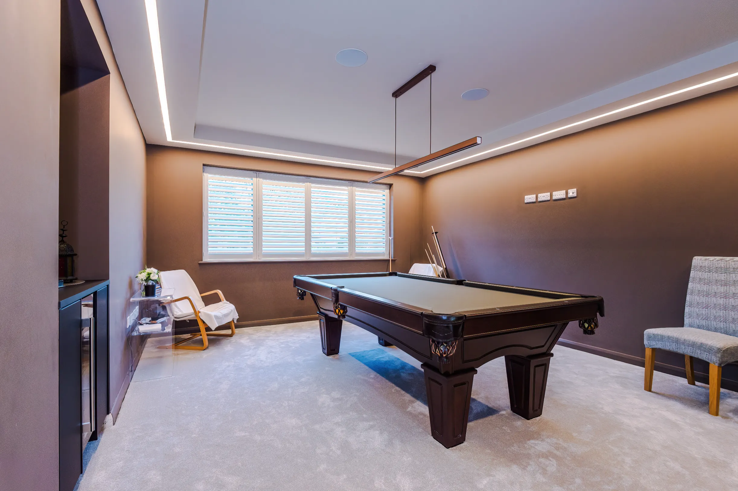 The games room