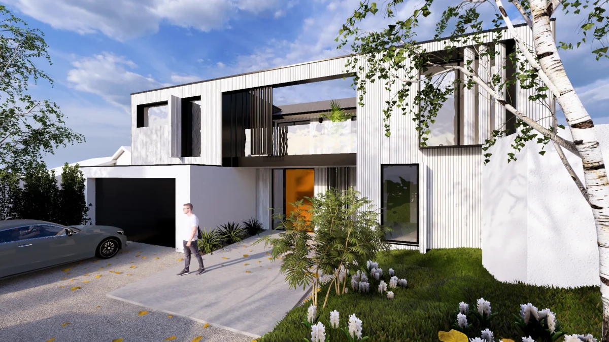 Visual of proposed dwelling frontage
