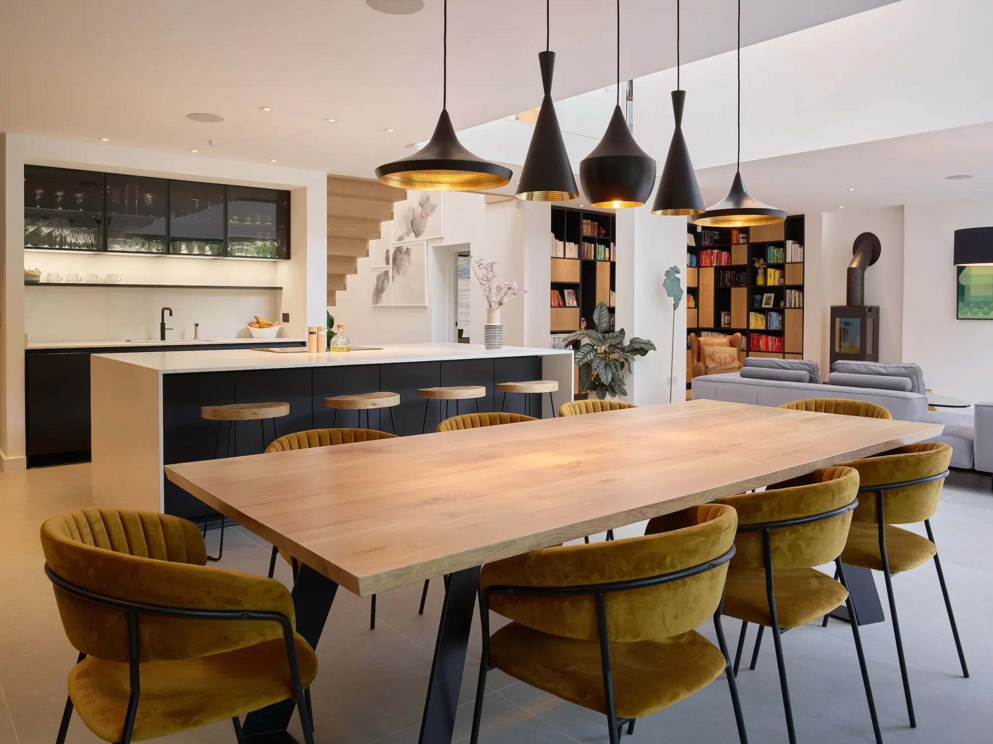 Studiogotz — Open plan kitchen, dining and lounge