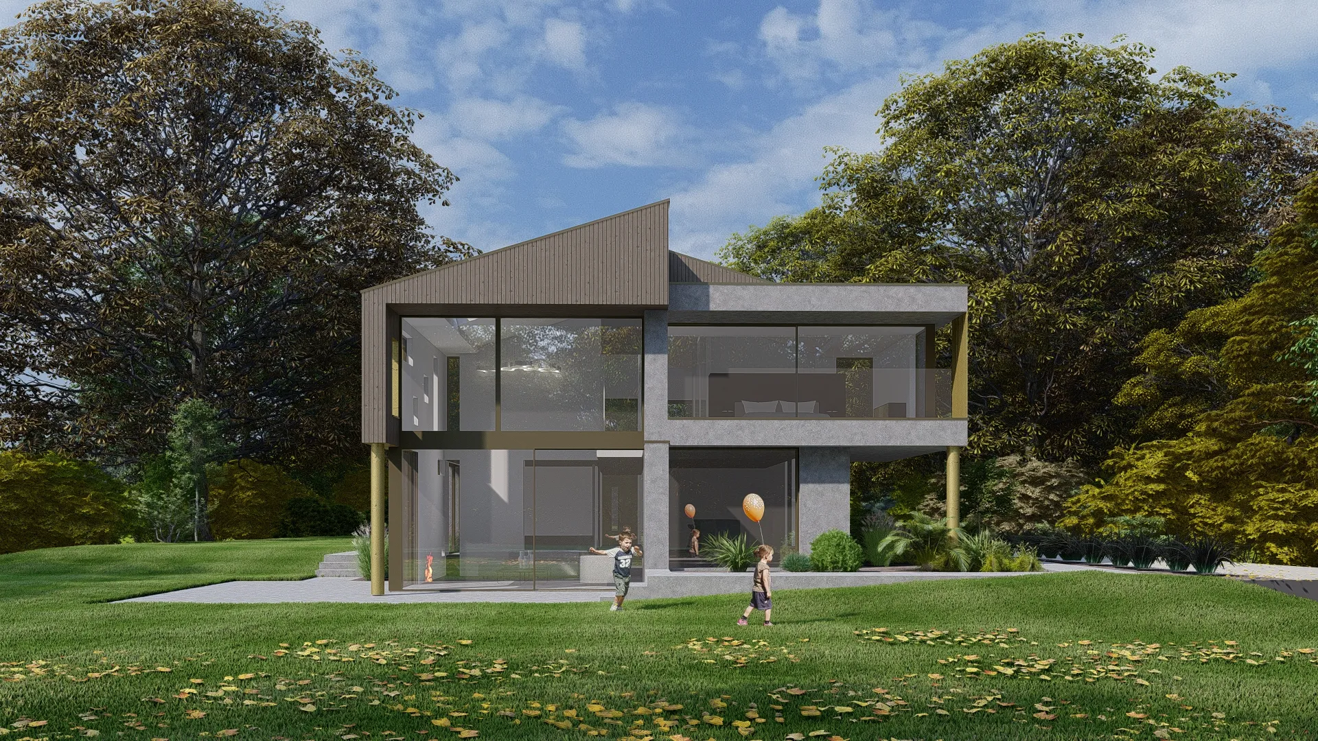 Visual of the proposed dwelling frontage