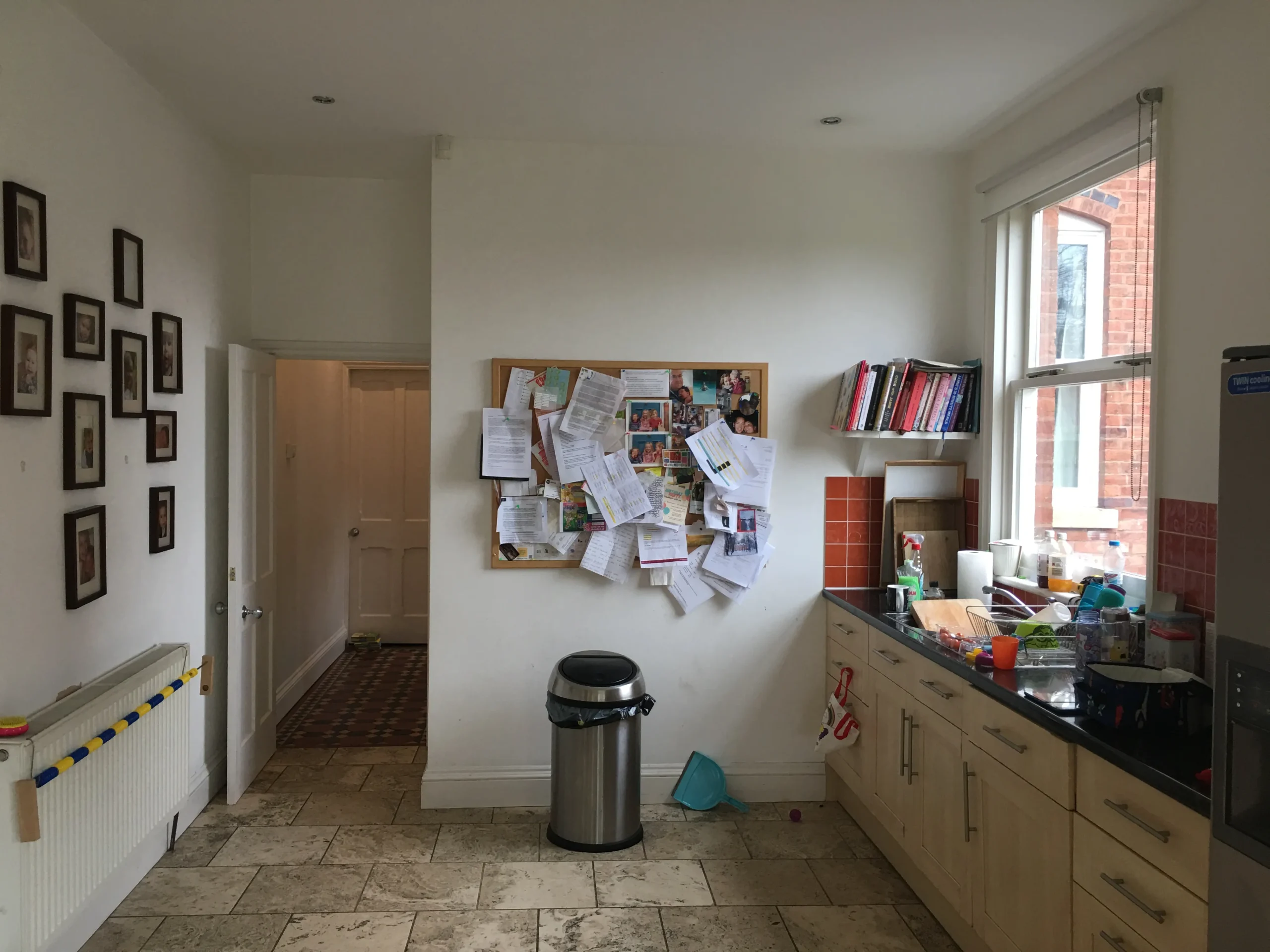 ‘Before’ photo of the kitchen